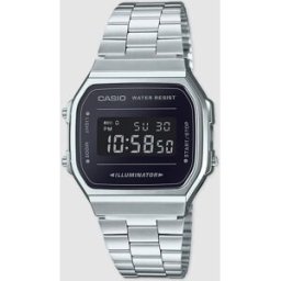 Casio Reloj de mujer de Collection A168WEM-1EF Mirror Face de acero. Plata
