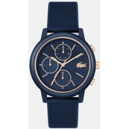 Lacoste Reloj de hombre 12.12. Move de silicona azul. Azul marino