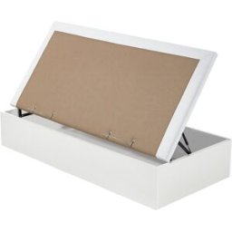 Flex Canapé juvenil de madera apertura lateral ECI Lateral . (Cama 80 x 190 cm) Blanco