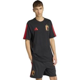 Adidas Camiseta de hombre Bélgica Mundial 2026 DNA . (S) Negro