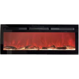 NORA FLAMES Chimenea Eléctrica Illusion Flame. Negro