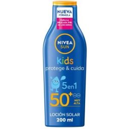 Nivea Leche Solar Niños FP 50+ Protege & Juega 200 ml .