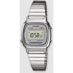 Casio Reloj de mujer de Collection LA670WEA-7EF Vintage. Plata