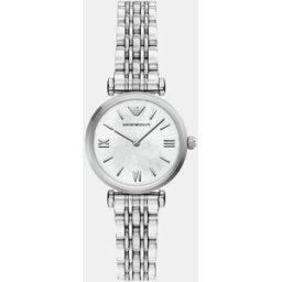 Giorgio Armani Reloj de mujer ar11768 de acero cierre de mariposa. Plateado