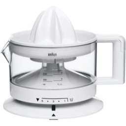 Braun Exprimidor eléctrico Tribute Collection CJ3000WH con capacidad de 350 ml. Blanco