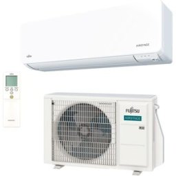 Fujitsu Aire acondicionado Split 1x1 Inverter con 2.150 Frig-h y 2.407 Kcal-h - ASY25-KGTG. Blanco