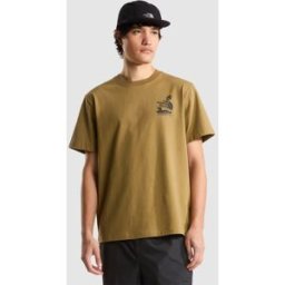 The North Face Camiseta holgada con estampado gráfico para hombre Stones . Marrón