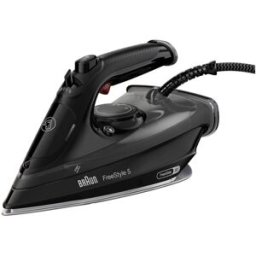 Braun Plancha de vapor TexStyle 5 SI5088BK con asa abierta ergónomica. Negro