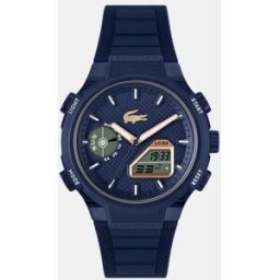 Lacoste Watches Reloj de hombre LC33 2011434 de silicona azul. Azul