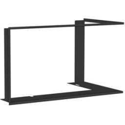 ROMOTOP Marco de 6 lados para Chimenea Heat E2G81-40 Esquinera Derecha. Negro