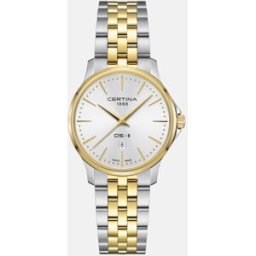 Certina Reloj de mujer DS( C0450102203100 de acero gris. Blanco