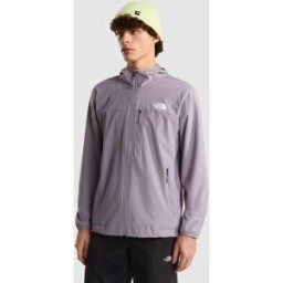 The North Face Chaqueta con capucha para hombre Nimble 2 . (XXL) Gris