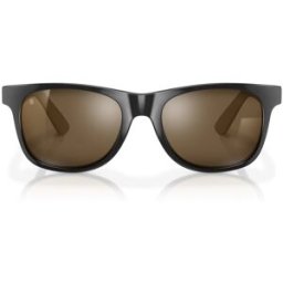 Siroko Gafas de sol con material reciclado Capri Unisex . (Única - Única) Negro