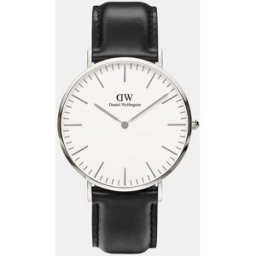 Daniel Wellington Reloj de hombre Classic DW00100020 de piel negro. Negro