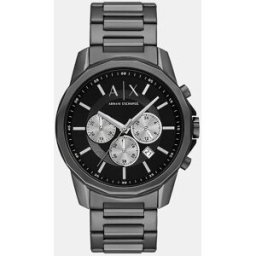 Giorgio Armani Reloj de hombre de acero inoxidable con cronógrafo. Dorado