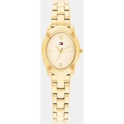 Tommy Hilfiger Reloj de mujer Demi Oval 1782875 de acero dorado. Dorado