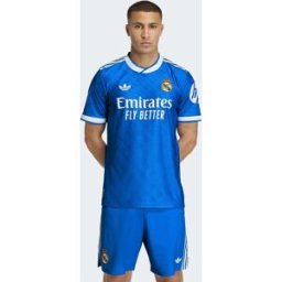 Adidas Camiseta de hombre 3ª equipación Real Madrid CF 2025-2026 Authentic . (L) Azul