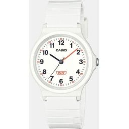 Casio Reloj de mujer LQ-24B-7B de resina biológica. Blanco