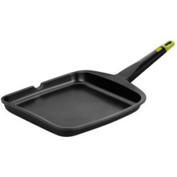 Bra Plancha aluminio fundido Foodie . (22 cm) Negro