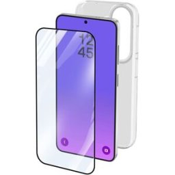 Cellular Line Funda + Protector de pantalla Cellularline para Samsung Galaxy A57. Transparente