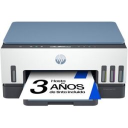 HP Impresora Multifunción Rellenable Tinta Smart Tank 7006 Wi-Fi. Blanco / Azul