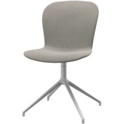 BoConcept Pack de dos sillas Adelaide giratoria blanca tela Frisco . Gris perla