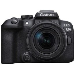 Canon Cámara Evil EOS R10 con objetivo RF-S 18-150mm F3.5-6.3 IS STM. Negro