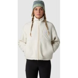 The North Face Chaqueta polar con cremallera integral de mujer Yumiori Off-Peak . (M) Blanco