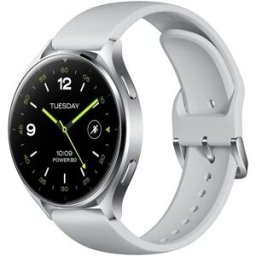 Xiaomi Watch 2 Caja plata y correa gris claro Smartwatch. Plata