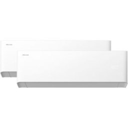 Hisense Aire acondicionado Multisplit 2x1 Inverter con 2.236 frig-h y 2.236 frig-h WiFi - 2AMW42HB99A. Blanco
