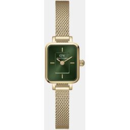 Daniel Wellington Reloj de mujer El Quadro Mini Evergold DW00100653 de malla de acero dorado. Oro