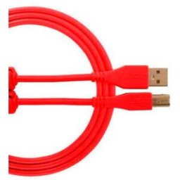 UDG Cable USB U96001RD - Ultimate Audio Cable USB 2.0 C-B Red Straight 1,5m. Rojo