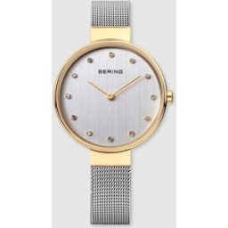 Bering Reloj de mujer 12034-010 Classic de acero plateado. Plata