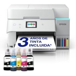 Epson Impresora Multifunción EcoTank ET-4956, Wi-Fi, ADF y Fax. Blanco
