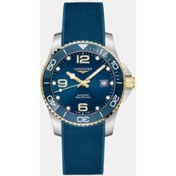 Longines Reloj de hombre Hydro Conquest L37813969 automático de caucho azul. Azul