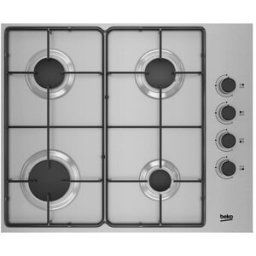 Beko Placa gas 4 quemadores - HIGG 64103 SX. Inox
