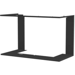 ROMOTOP Marco de 8 lados para Chimenea Heat 3CF3G65-31 Frontal Cristal Dividido. Negro
