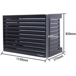 QVenti Carcasa para aire acondicionado 115 cm Pro. Antracita