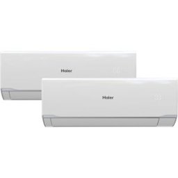 HAIER Aire acondicionado Multisplit 2x1 Inverter con 2.236 frig-h + 3.010 frig-h - TIDE 25+35-40 PREMIUM A+++-A+++. Blanco