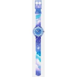 Flik Flak Reloj Mystic Clouds FPNP158 de PET reciclado morado. Morado