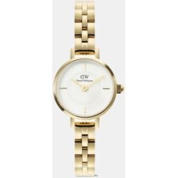 Daniel Wellington Reloj de mujer Petit Mini Arch DW00100855 de acero dorado. Blanco