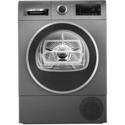 Bosch Secadora 9 kg con bomba de calor , Serie 6, 9 kg - WQG245DRES. Grafito