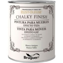 Rust Oleum Pintura Efecto Tiza Chalky para Muebles 750 ml. Blanco antiguo
