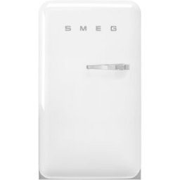 SMEG Frigorífico 1 puerta , Frío estático, 135 litros, Blanco, apertura a la izquierda - FAB10HLWH6. Blanco