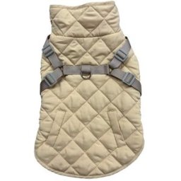 Fred & Rita Fred & Rita - Parka con arnés Fred & Rita para perros. (30 cm) Amarillo