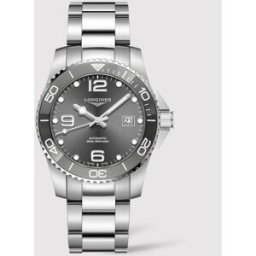 Longines Reloj de hombre L3814766 Hydro Conquest automático de acero. Gris