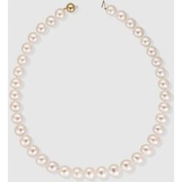 El Corte Inglés Collar perlas blancas con oro . Blanco