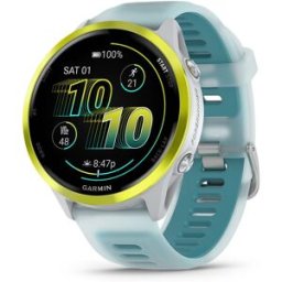 Garmin Reloj smartwatch unisex Forerunner 570 47mm Blanco-Amarillo . Blanco / Amarillo