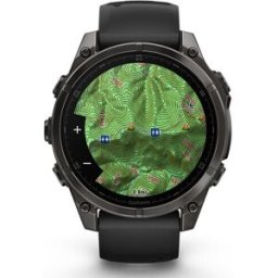 Garmin Reloj Smartwatch fenix 8 47mm Zafiro Amoled, DLC . Gris carbón
