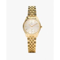 Parfois Reloj de mujer de acero inoxidable en liso. Dorado